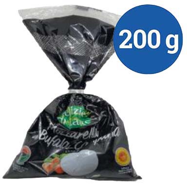 MOZZARELLA BÜFFEL DOP 200g DELIZIE DI LATTE