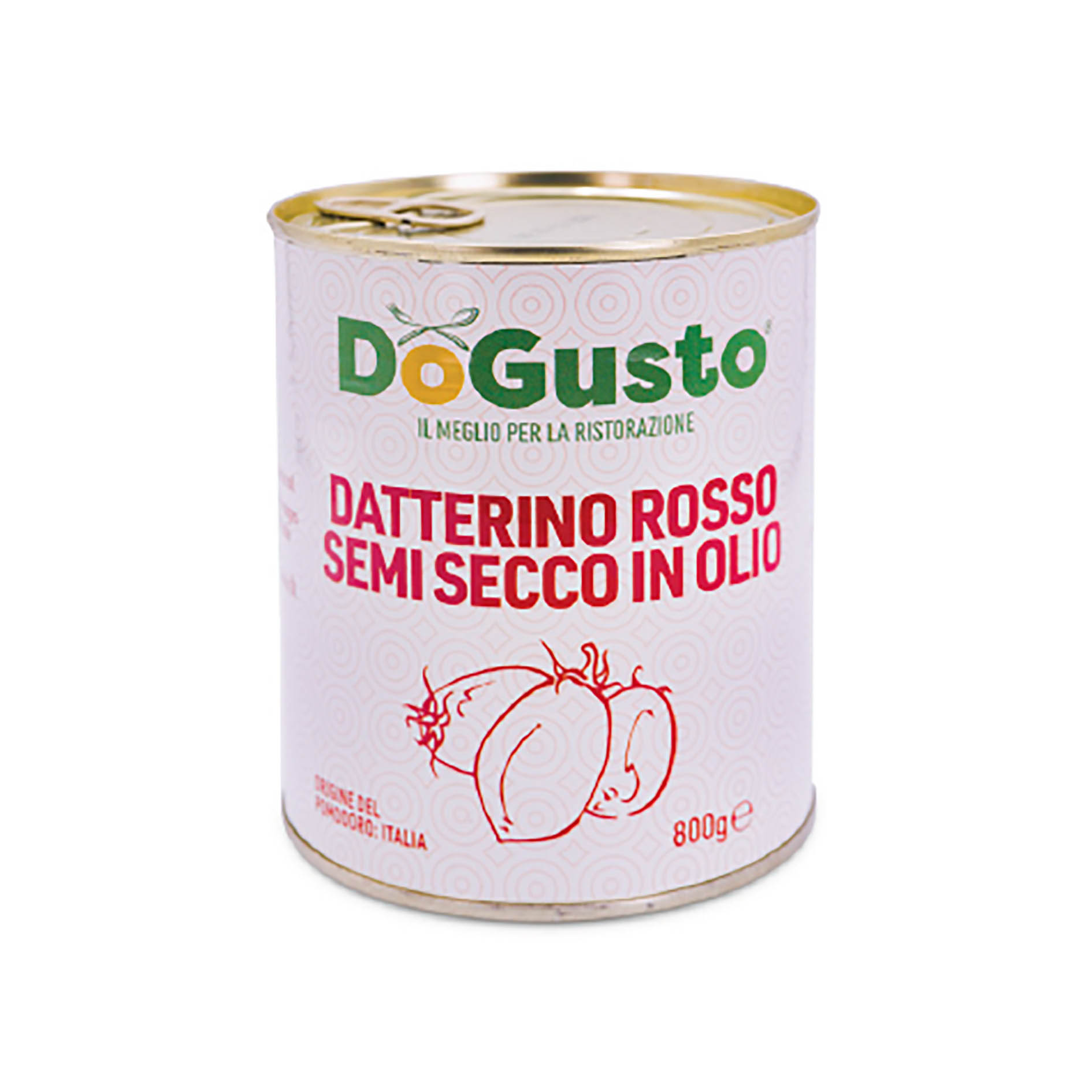 POMODORI DATTERINI ROSSI SEMI DRY 800g 'DoGusto'