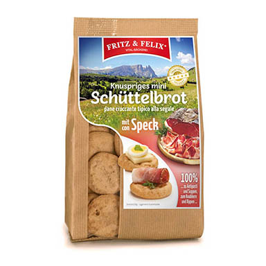 MINI SCHÜTTELBROT SPECK 125g F&F