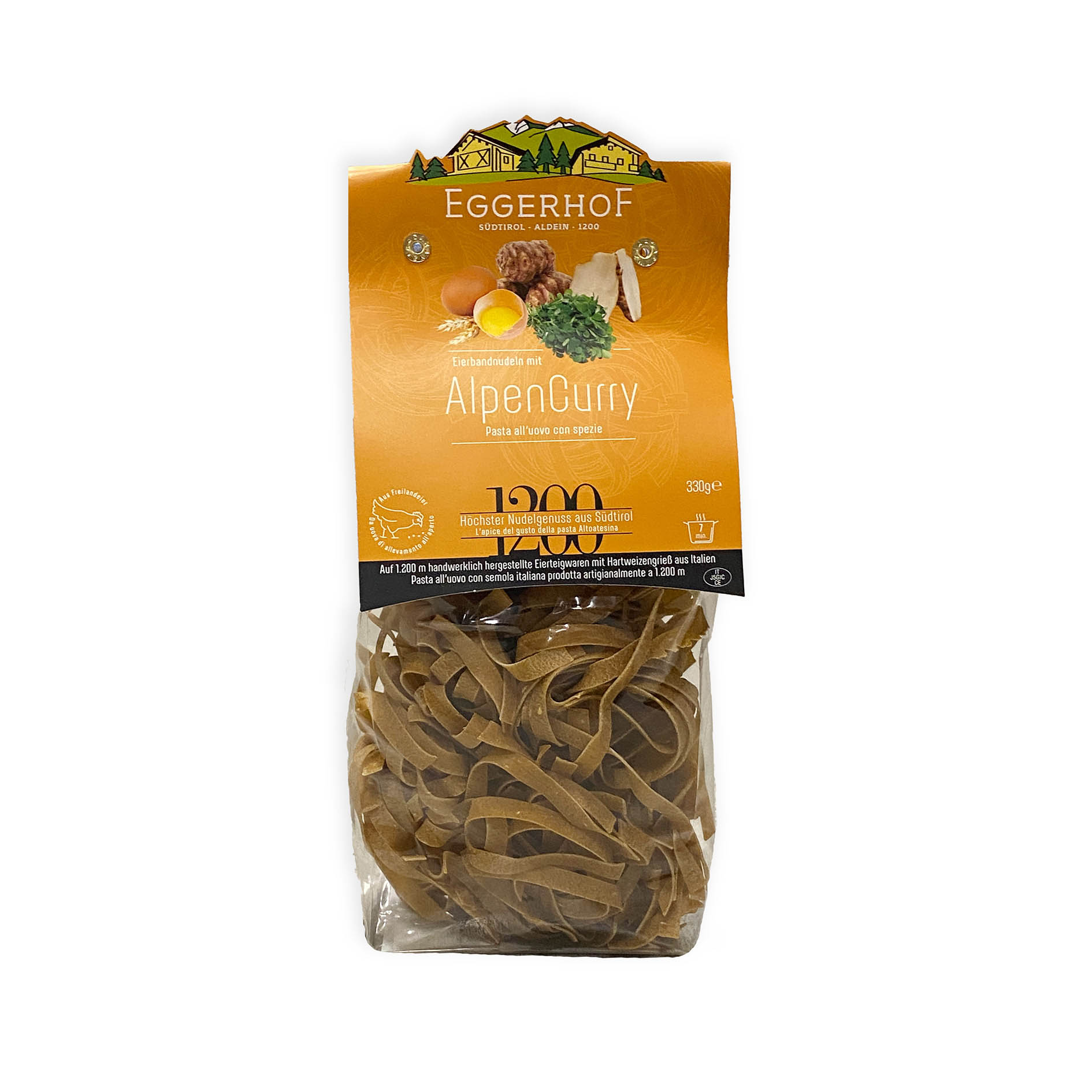 ALPENCURRY-TAGLIATELLE 330g     EGGERHOF