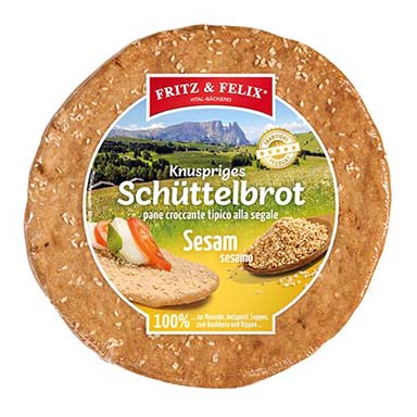 SCHÜTTELBROT SESAM 150g 'F&F'