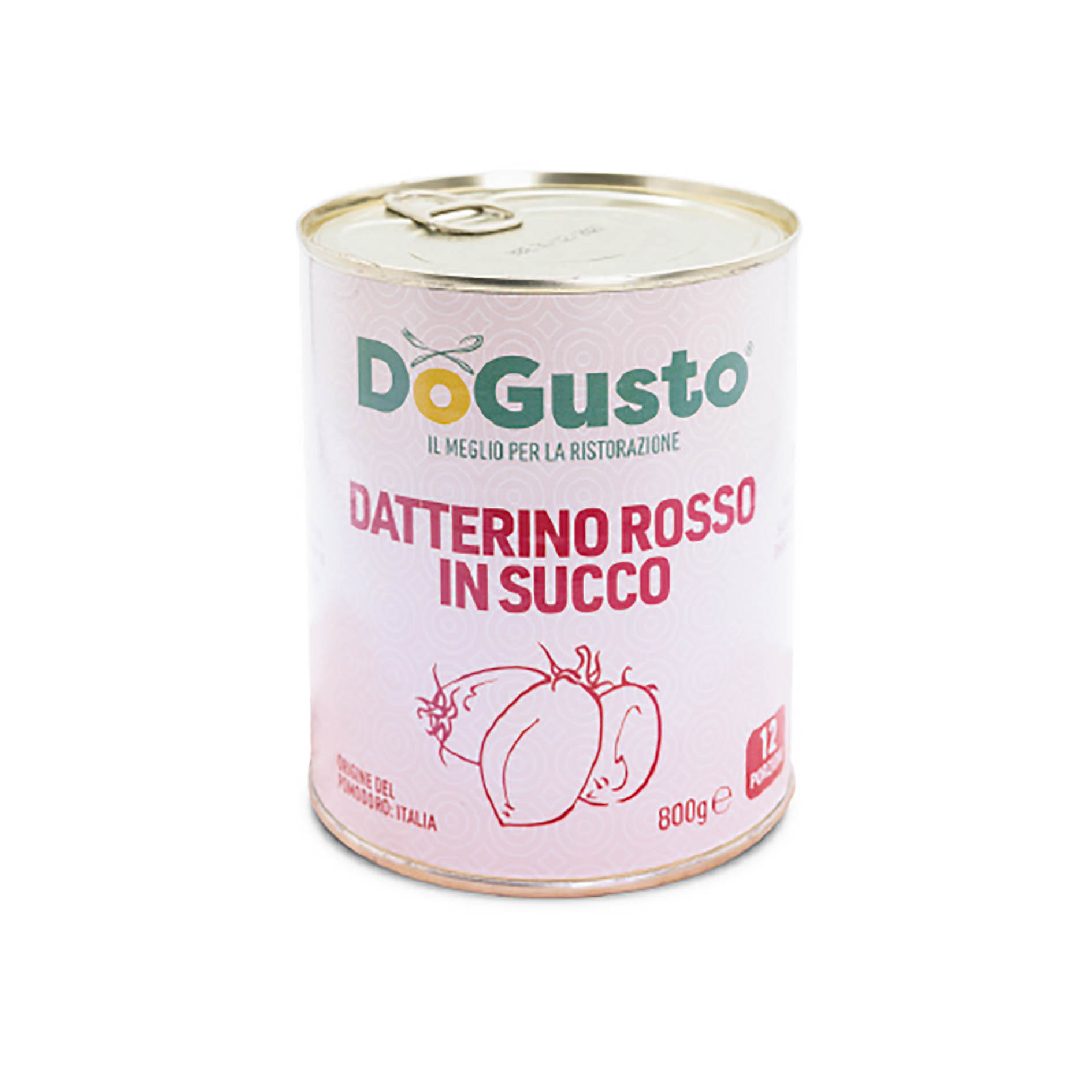 POMODORI DATTERINI ROSSI IN SUCCO 800g 'DoGusto'