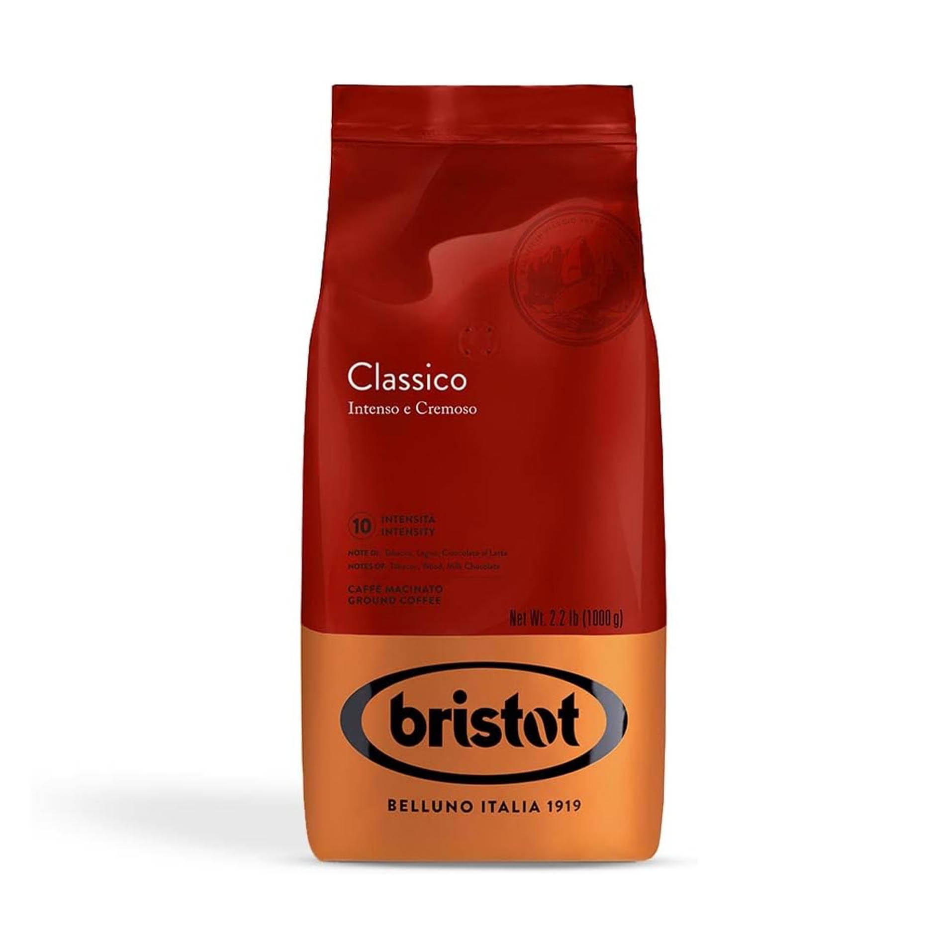 KAFFEE CLASSICO GEMAHLEN 1kg 'BRISTOT'