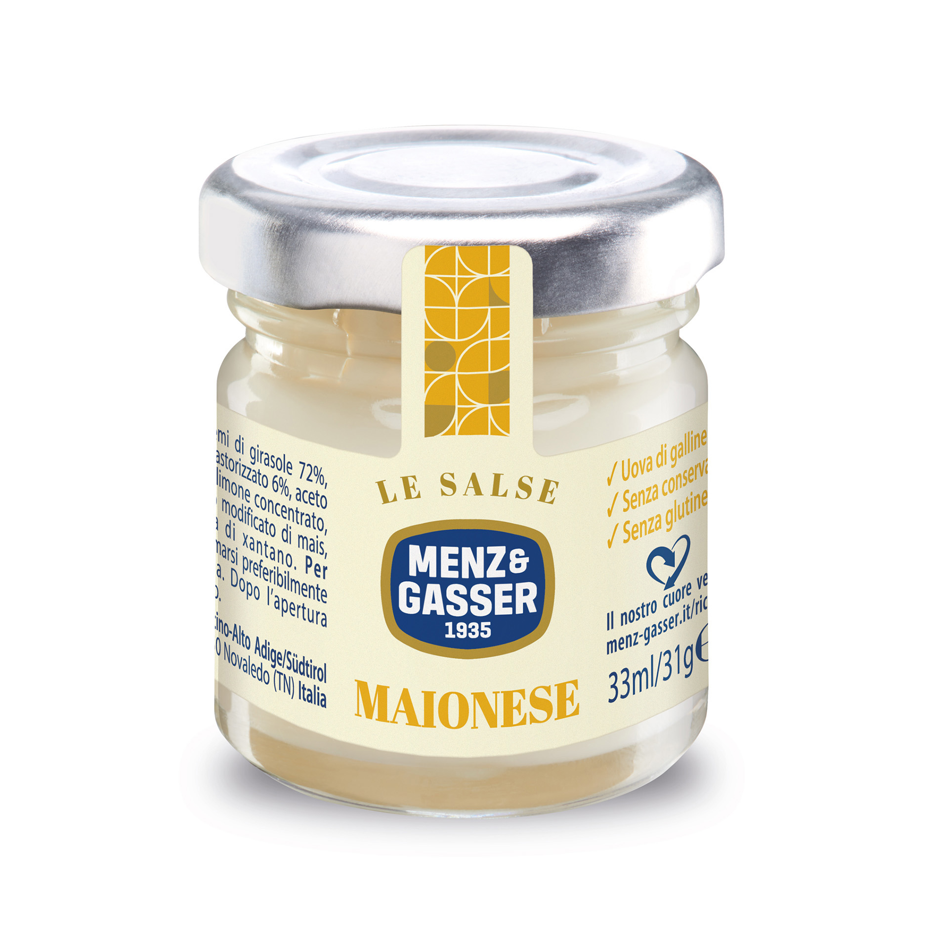 MAYONNAISE 33ml 80 GLÄSER 'M&G'