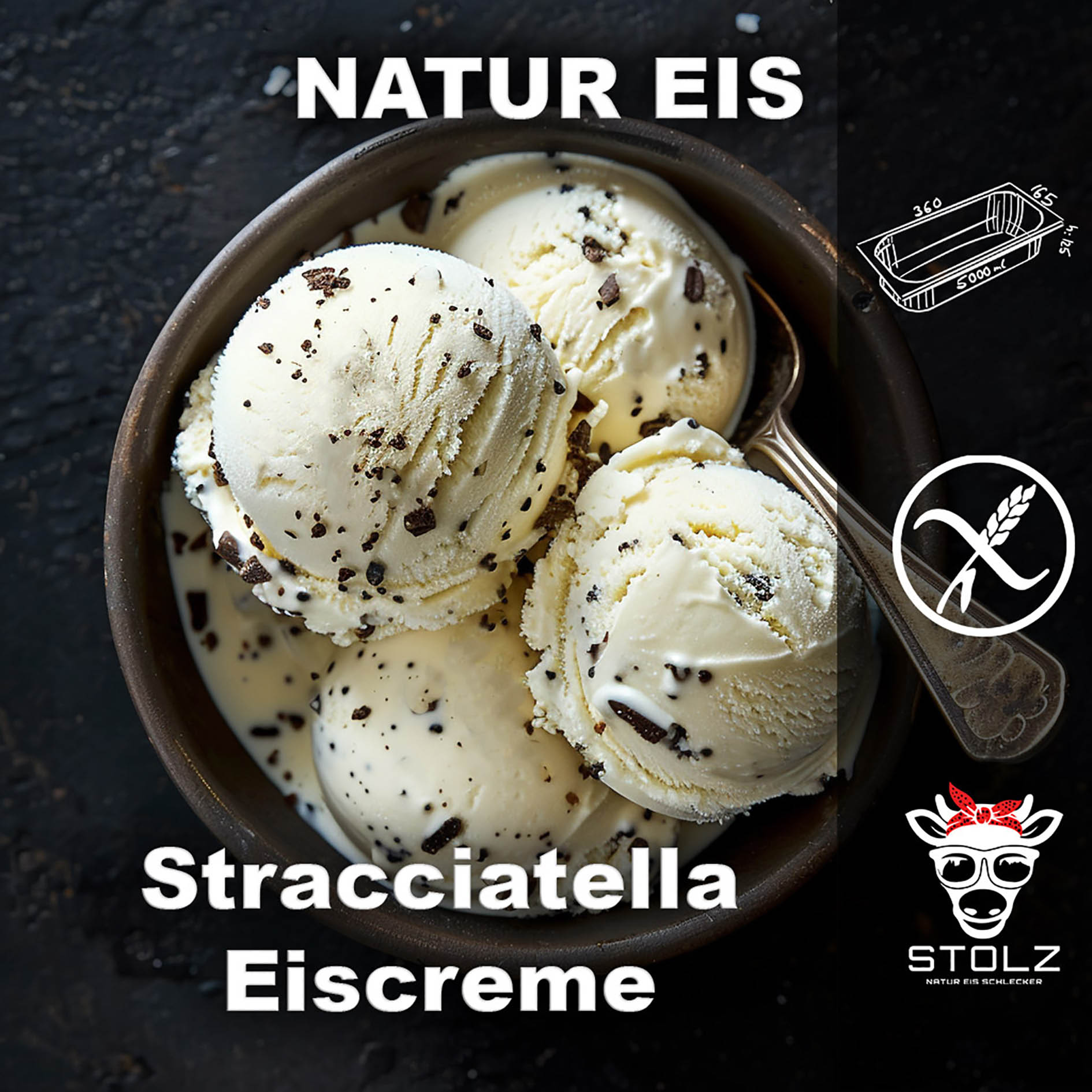 STOLZ EIS 5l STRACCIATELLA GEFR.