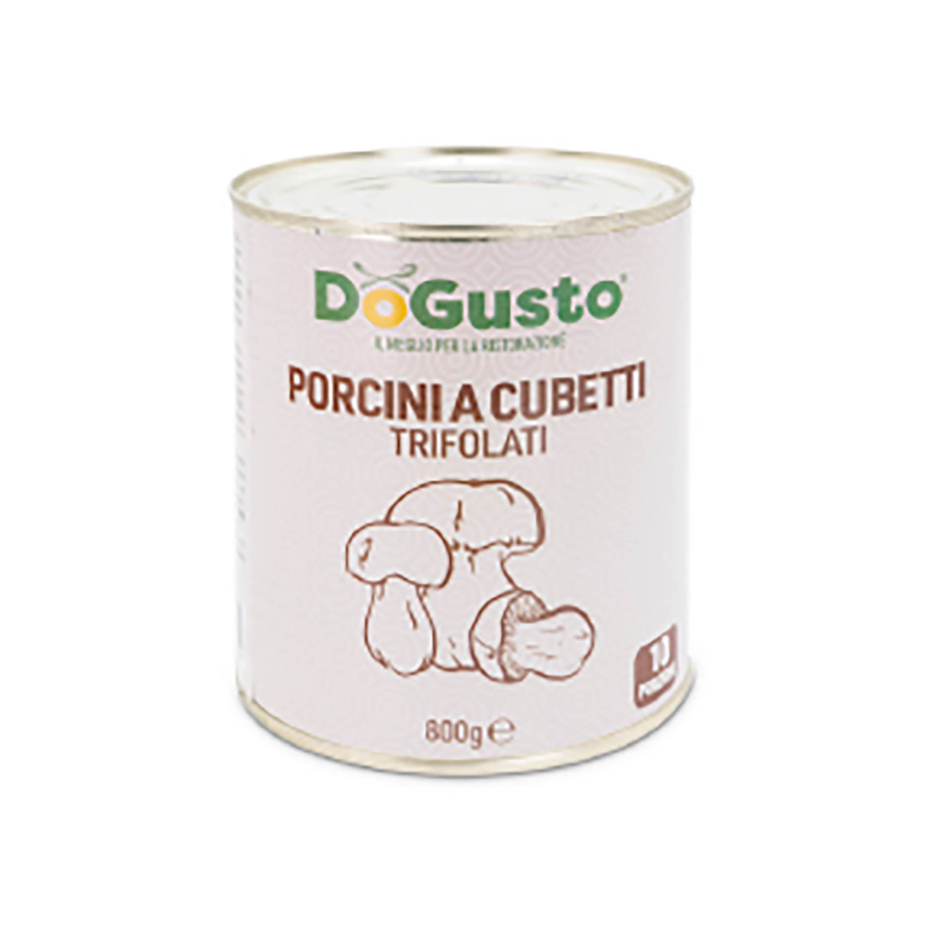 CREMA FUNGHI PORCINI CUBETTI TRIF. 800g 'DoGusto'