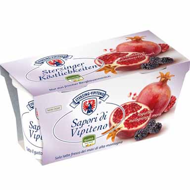 JOGHURT VIP GRANAT/BROMBEER 125g 'STERZINGER'