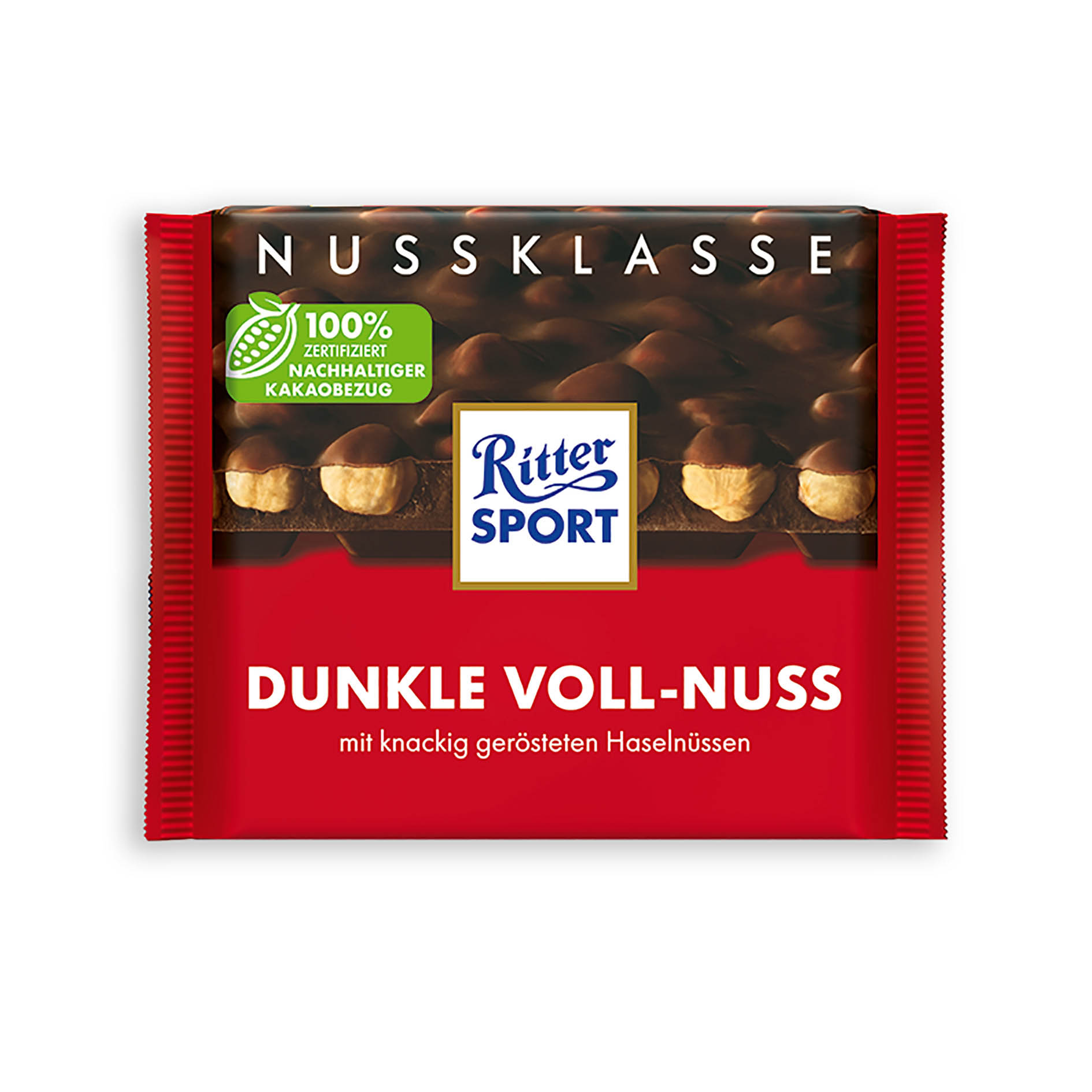 RITTER SPORT FONDENTE NOCCIOLE INTERE 100g