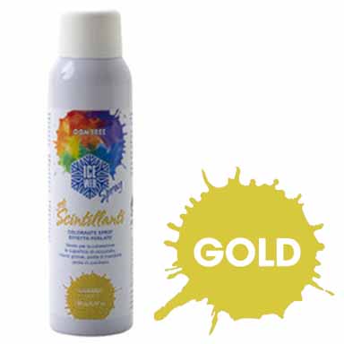 LEBENSMITTELFARBE GOLD SPRAY 150ml