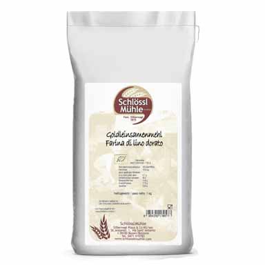 FARINA SEMI LINO DORATO BIO* 500g SCHLÖSSLM.