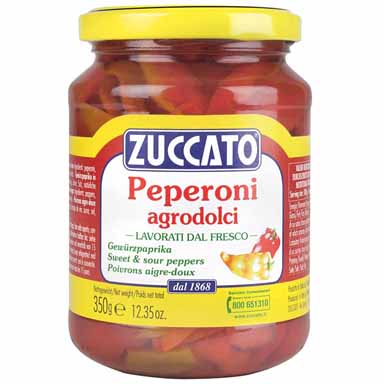 PEPERONI STREIFEN 350g 'ZUCCATO'