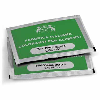 COLORE ALIMENTARE VERDE POLVERE 8g