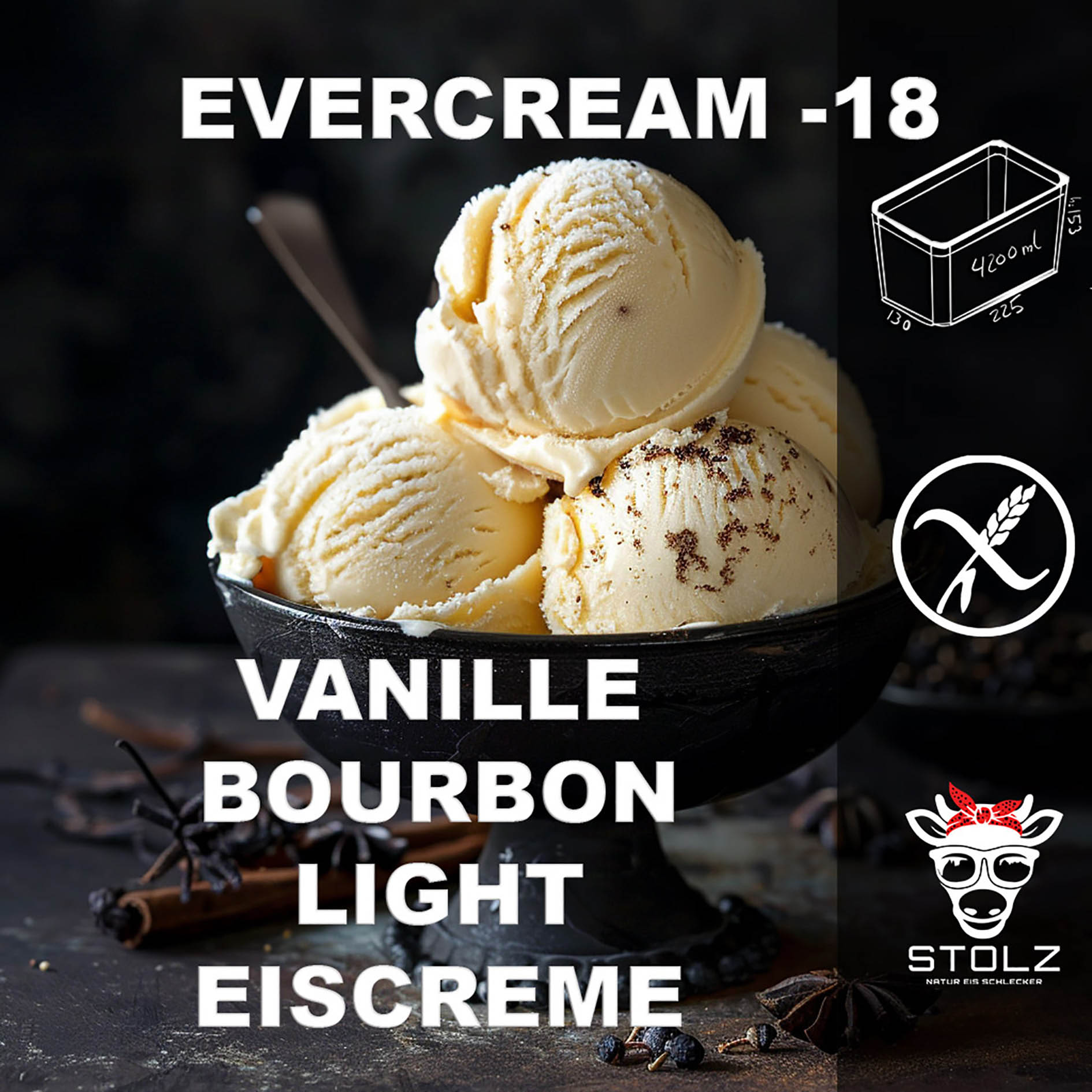 STOLZ EIS 4,2l VANILLE BOURBON LIGHT EC GEFR.