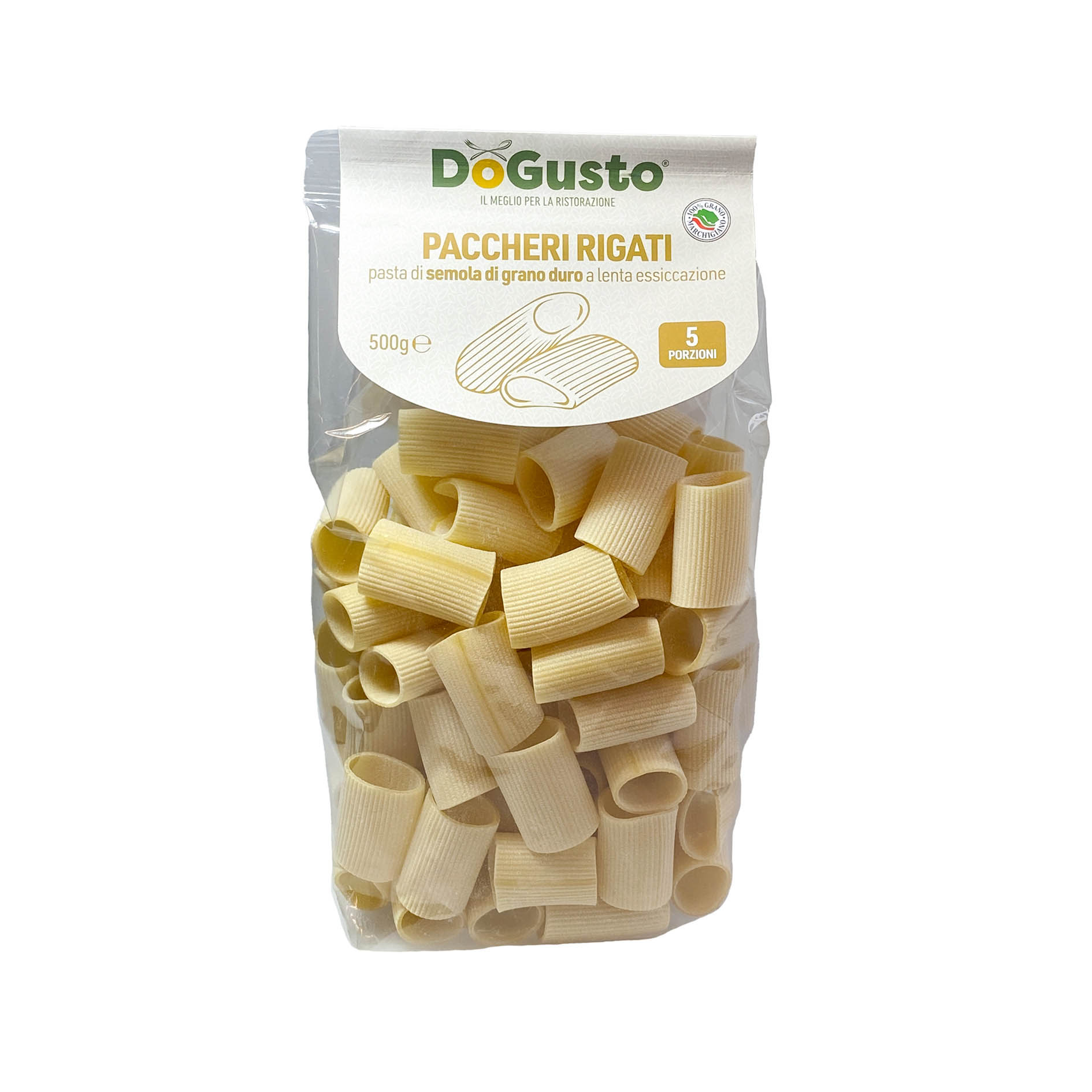 PACCHERI RIGATI HARTWEIZEN 500g 'DoGusto'