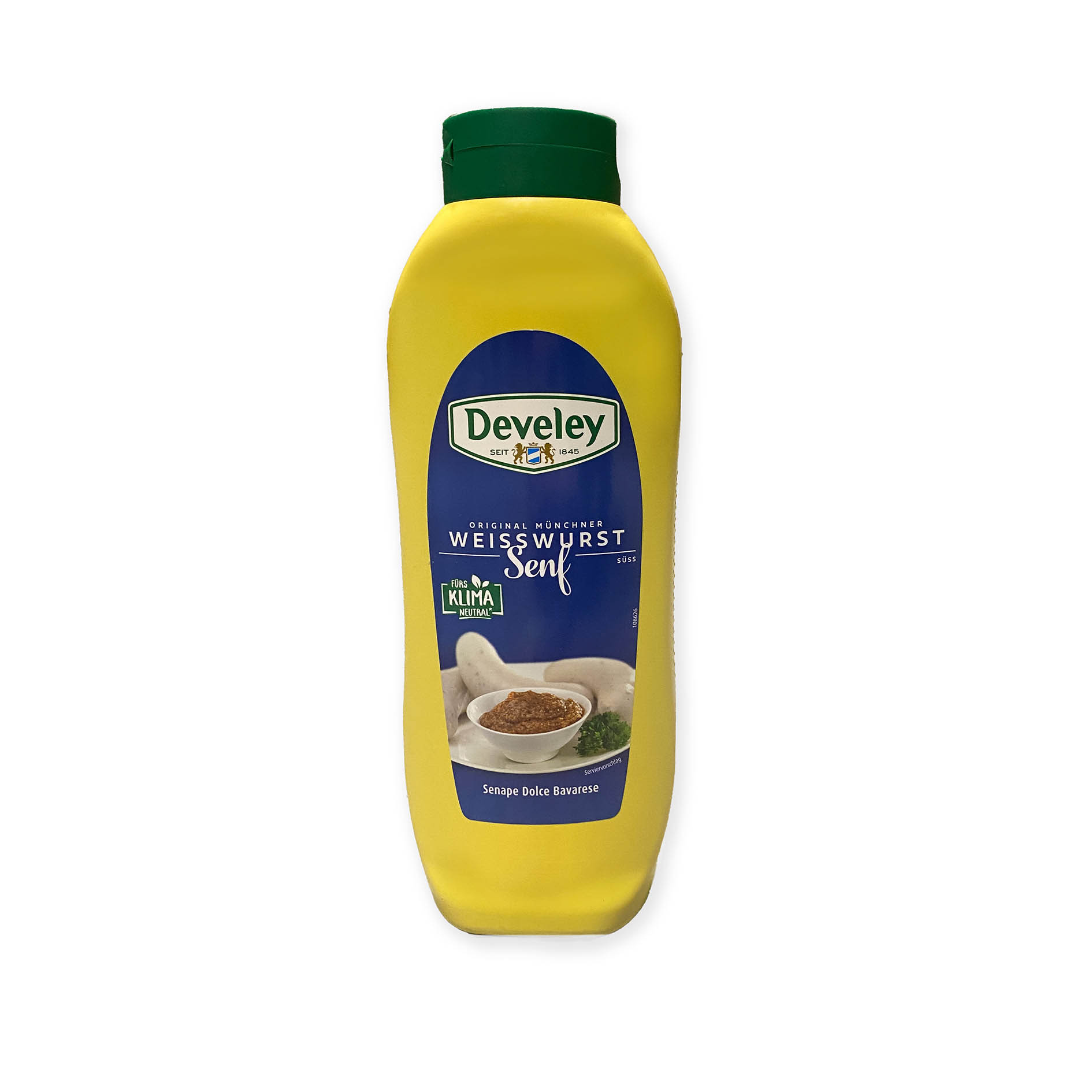 SENF SÜSS FÜR WEISSWURST 875ml 'DEVELEY'