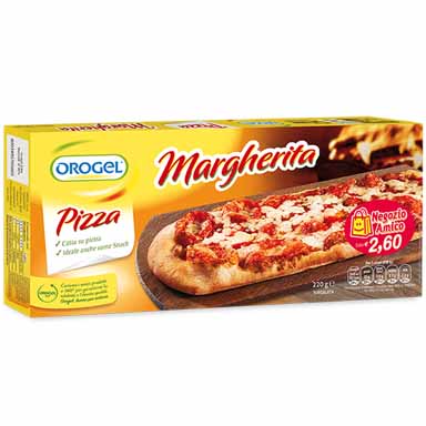 PIZZA-ZUNGE MARGHERITA 230g GEFR. OROGEL