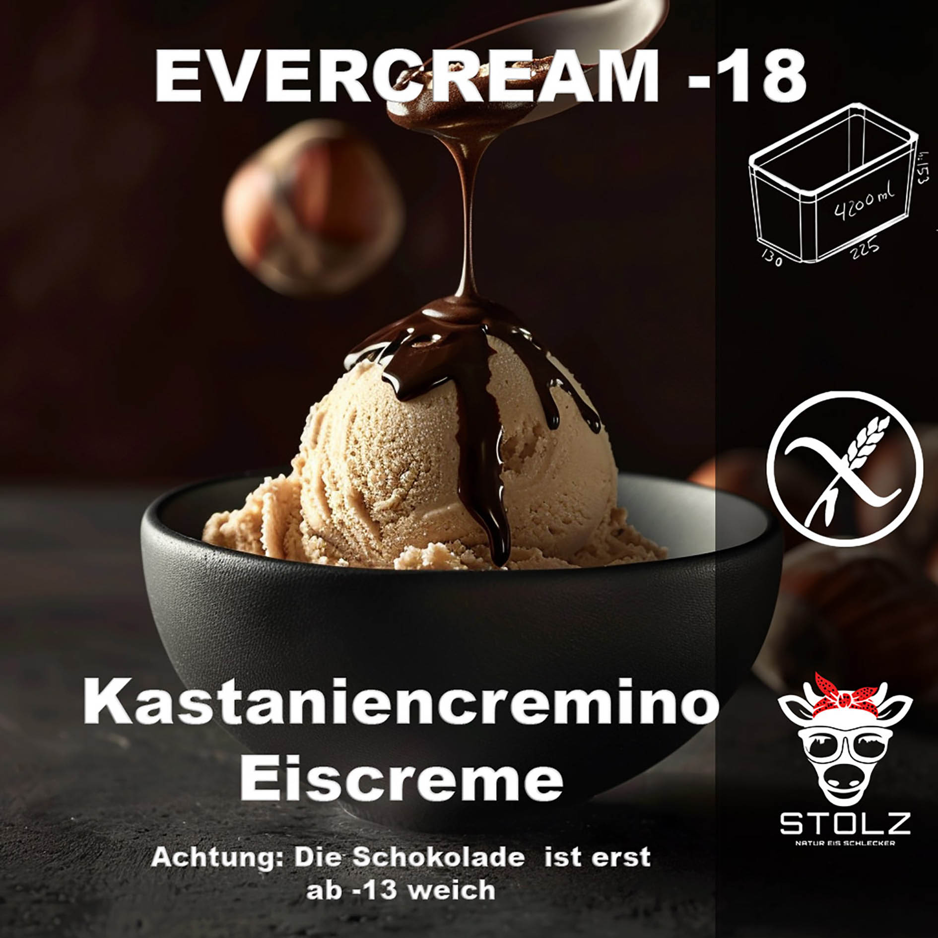 STOLZ EIS 4,2l KASTANIENHERZ CREMINO GEFR.