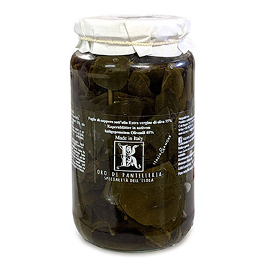 FOGLIE DI CAPPERI IN OLIO EVO 500g KAZZEN