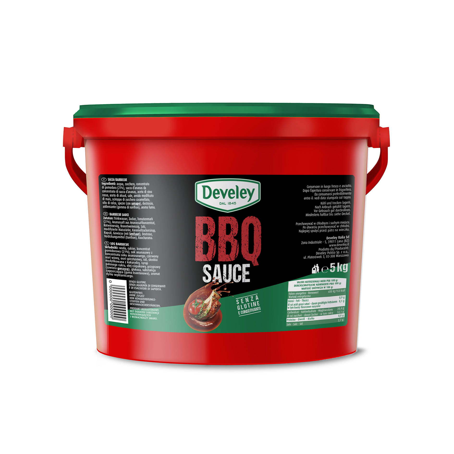 BARBECUE- SAUCE 5kg 'DEVELEY'