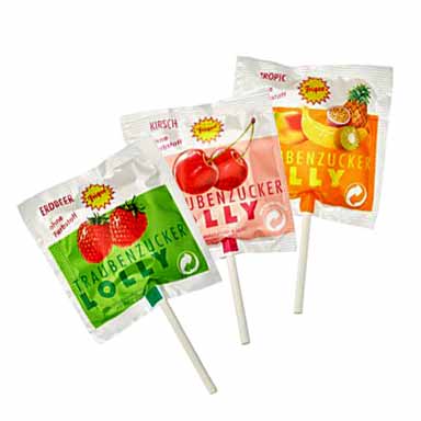 TRAUBENZUCKER - LOLLY 100 STÜCK