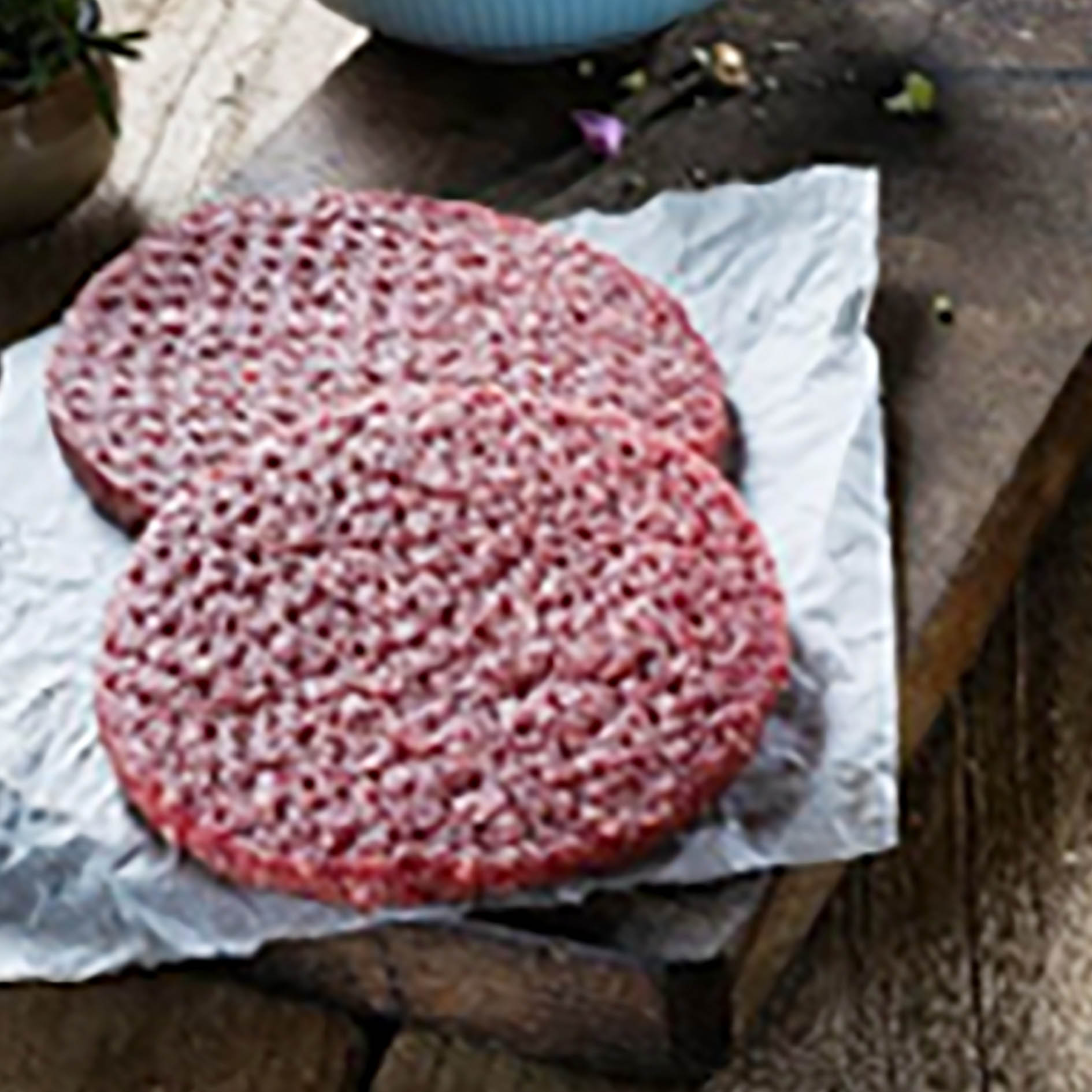 HAMBURGER RIND 180g 22 STÜCK GEFROREN