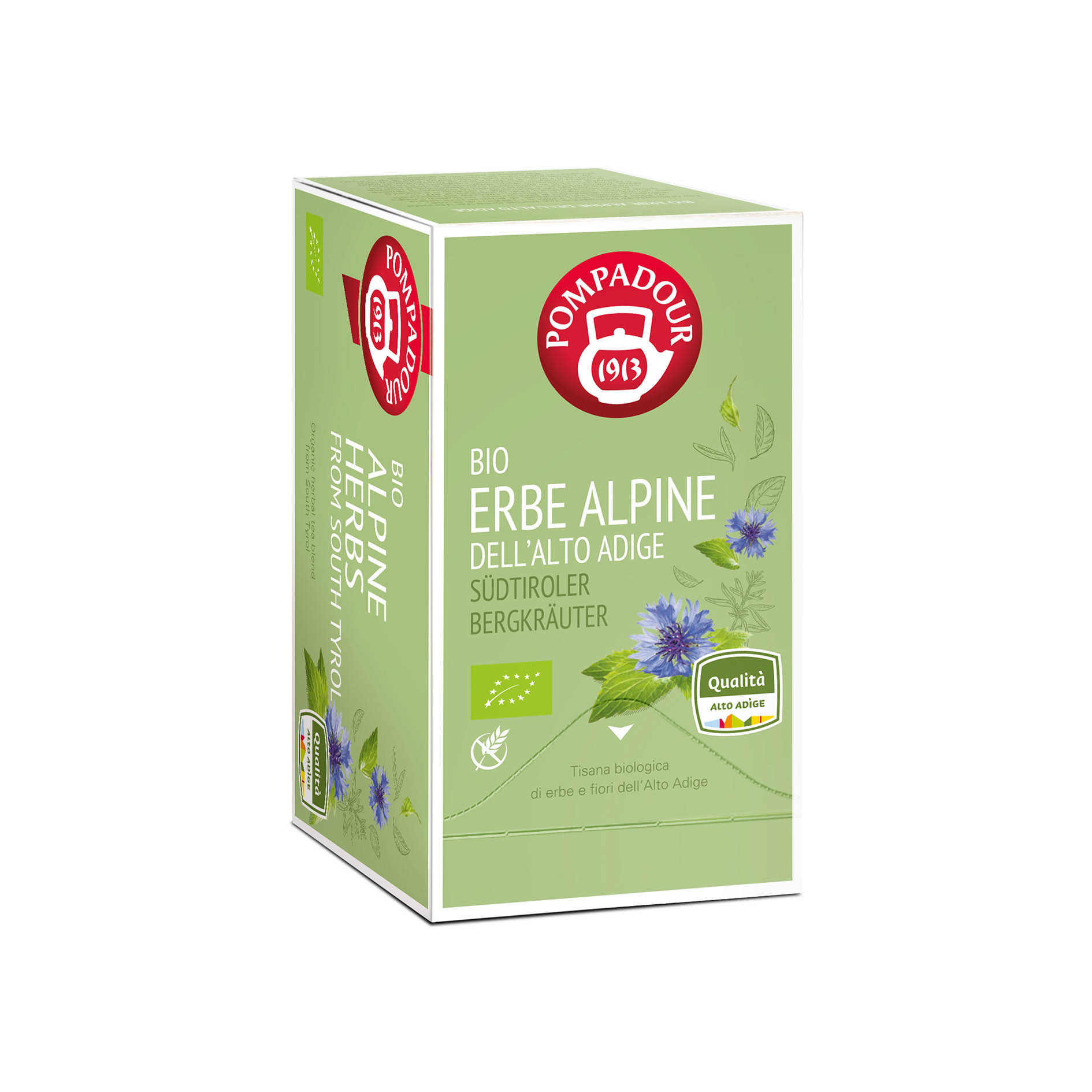 TE' ERBE AROMATICHE ALTO ADIGE BIO* POMPADOUR 20x