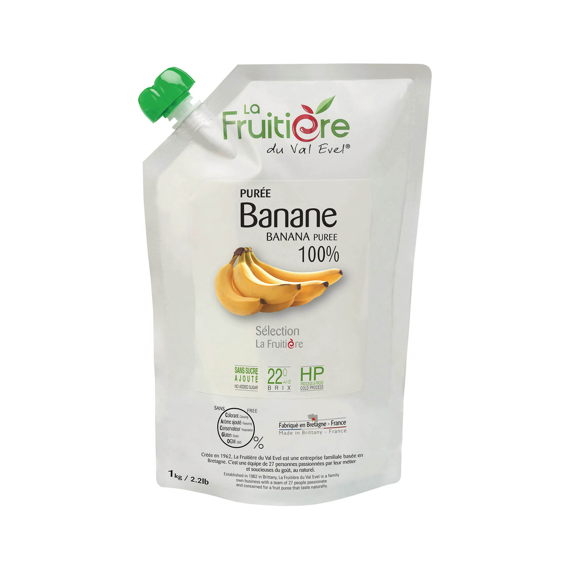 FRUCHTPÜREE BANANE FRISCH 1kg FRUITIERE