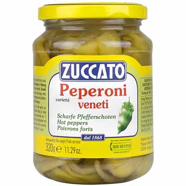 PEPERONI VENETI 320g 'ZUCCATO'