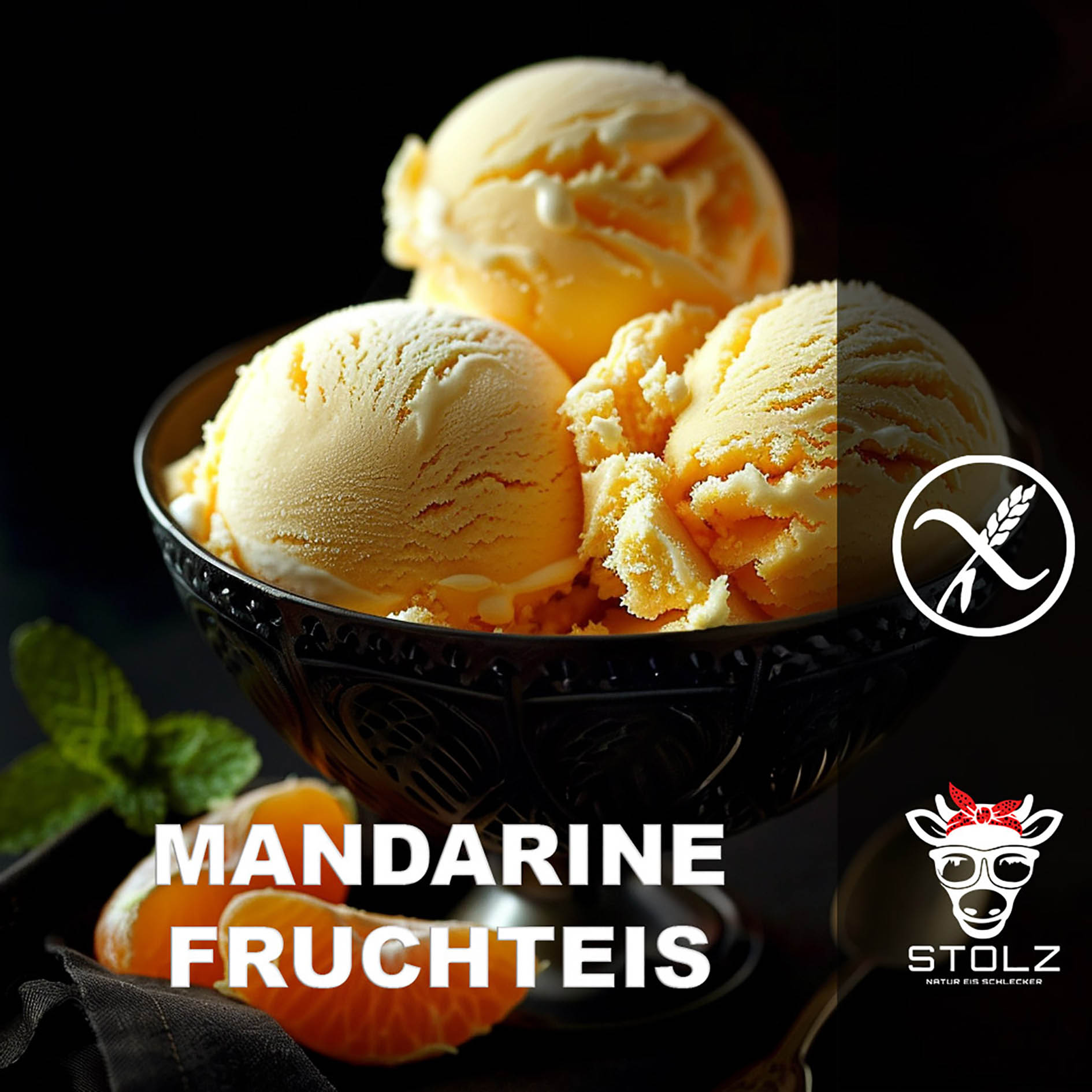 STOLZ EIS/SORBET 2x2,5l MANDARINEN GEFR.