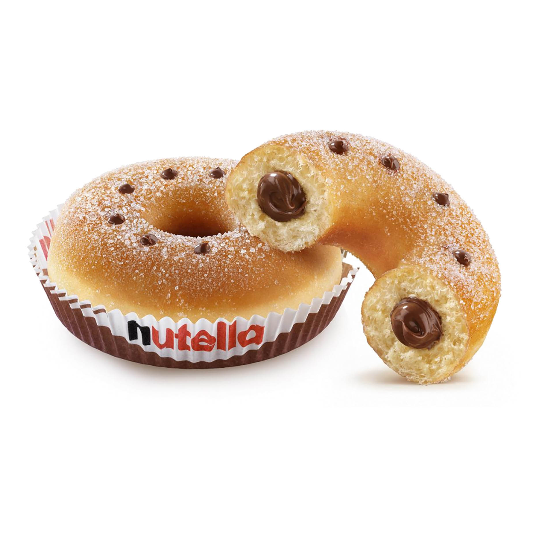 DONUT MIT NUTELLA 60g 36 STÜCK GEFR.