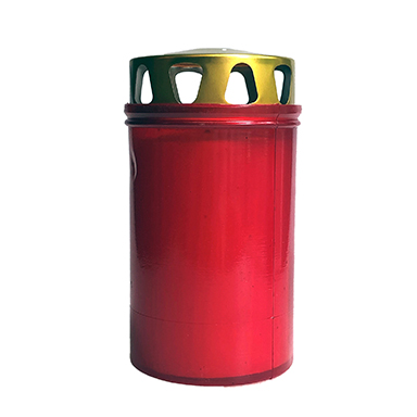 CANDELA AD OLIO CLASSICO ROSSO LB 30 CON COP. 48PZ