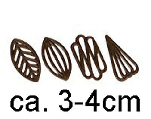 DECORAZ. CIOCCOLATA FILIGRAN 560 PEZZI