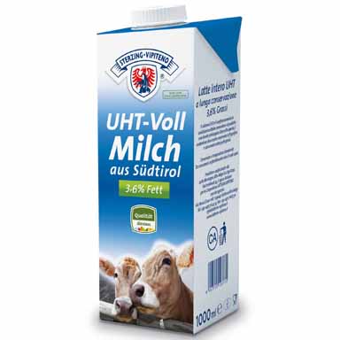 MILCH 'STERZINGER' UHT 3,6% 1l