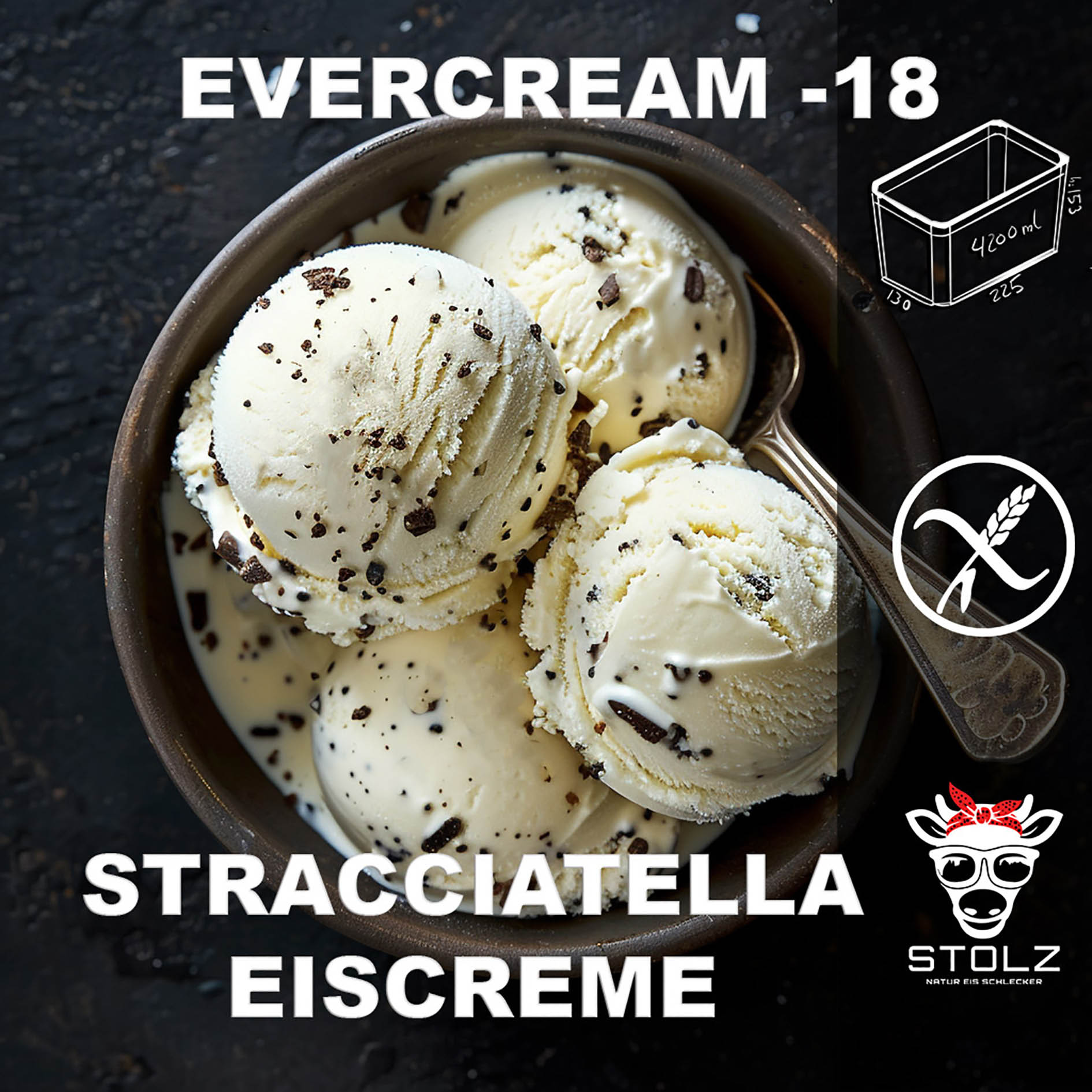 STOLZ EIS 4,2l STRACCIATELLA GEFR.