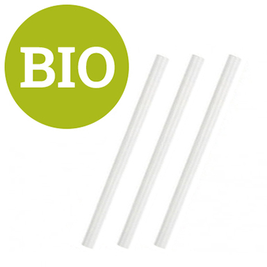 CANNUCCE BIANCHE BIO COMPOSTABILE 7mm 16cm 500 PZ