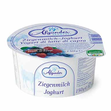 ZIEGENMILCH-JOGHURT WALDFRÜCHTE 150g 'ALGUNDER'